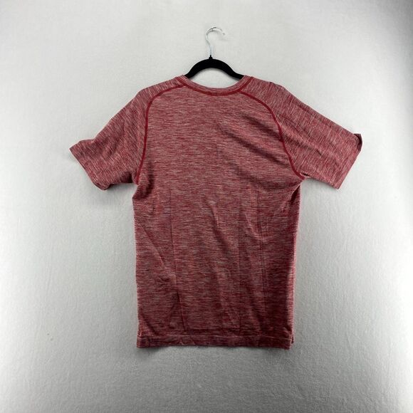 Lululemon Athletic Short Sleeve Tshirt Red Color Mens Size M - Picture 3 of 11